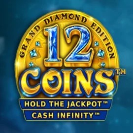 12 Coins Grand Diamond Edition by Wazdan, showcased at stakecasinoo.eu – game logo