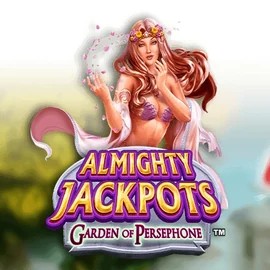 Almighty Jackpots: Garden of Persephone by Novomatic, showcased at stakecasinoo.eu – game logo