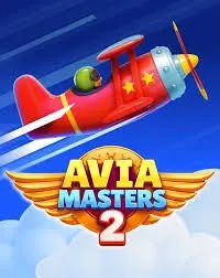Aviamasters 2 slot logo by BGAMING at Stake Casino