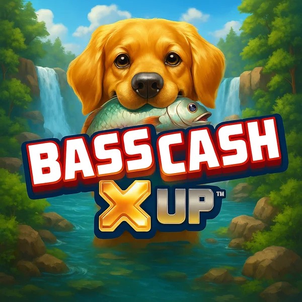Bass Cash X UP online game logo by Alchemy Gaming on stakecasinoo.eu