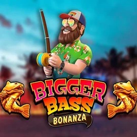 Slots logo of Bigger Bass Bonanza from Pragmatic Play at Stake Casino