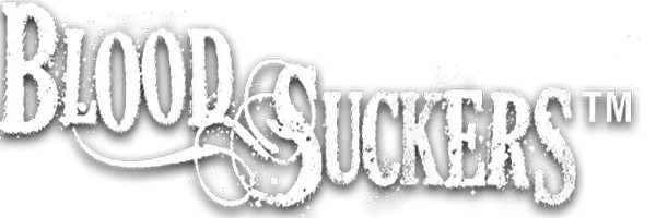 Blood Suckers online game logo by NetEnt on stakecasinoo.eu