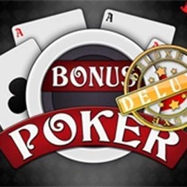 Try Bonus Poker Deluxe - 3 Hands slot by RTG (Reel Time Gaming) on stakecasinoo.eu – logo image