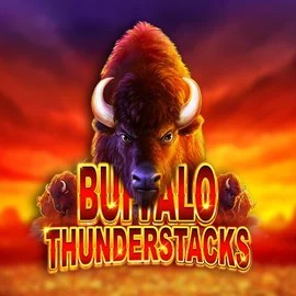 Buffalo Thunderstacks logo by Amatic Industries at Stake Casino