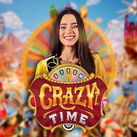 Crazy Time slot icon by Evolution, available at Stake Casino