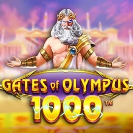 Gates of Olympus 1000 logo – Slots by Pragmatic Play at Stake Casino