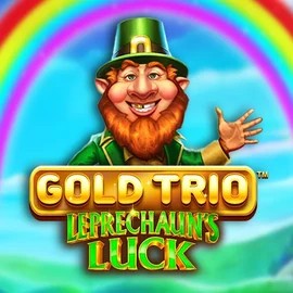 Gold Trio Leprechaun's Luck casino game by Playtech – featured logo at Stake Casino