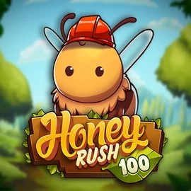 Official Slots logo: Honey Rush 100 by Play'n GO at Stake Casino