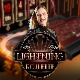 Lightning Roulette logo – Live Casino by Evolution at Stake Casino