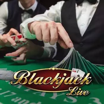 Live Casino logo of Live Blackjack from Evolution at Stake Casino
