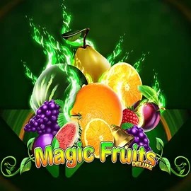 Magic Fruits Deluxe online game logo by Wazdan on stakecasinoo.eu