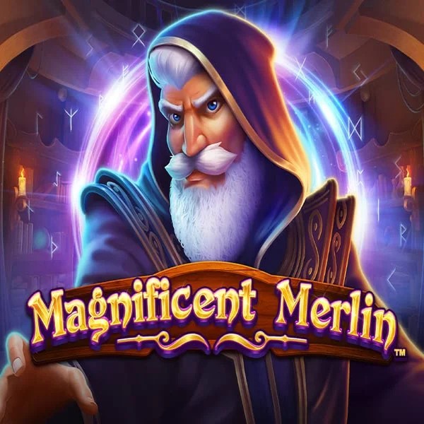 Magnificent Merlin logo by Greentube at Stake Casino