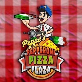 Peppe’s Pepperoni Pizza Plaza logo by Pragmatic Play Stake Casino