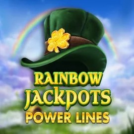 Official Jackpots logo: Rainbow Jackpots Power Lines by Red Tiger Gaming at Stake Casino