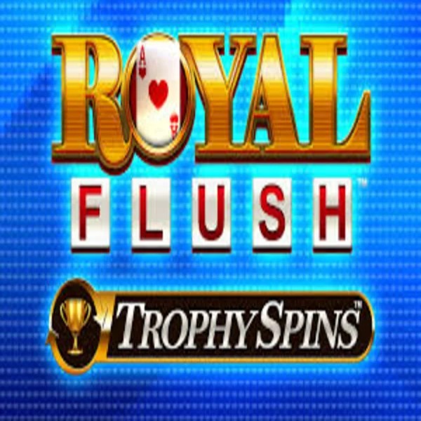 Royal Flush Trophy Spins by Greentube, showcased at stakecasinoo.eu – game logo